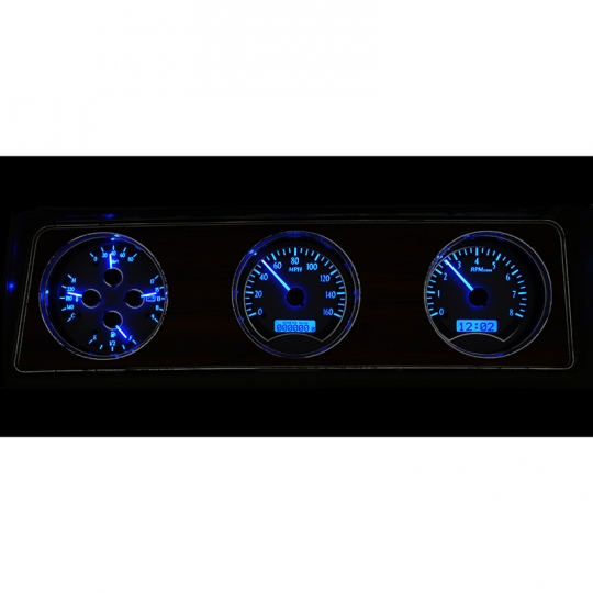 Dakota Digital 1970-72 Oldsmobile Cutlass VHX System, Silver Alloy